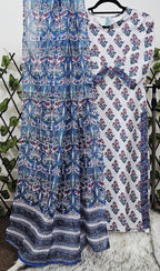 Women's Cotton Printed Kurta, Pant, and Dupatta Set | 3-Piece Ethnic Wear